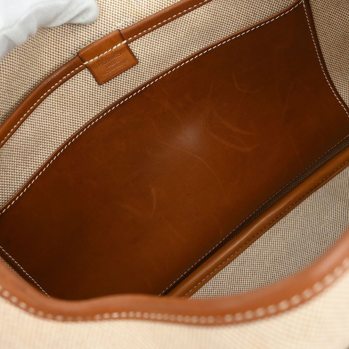 Hermes Hermes Bourlingue Messenger Bag Toile with Leather Size ONE SIZE - 3 Thumbnail