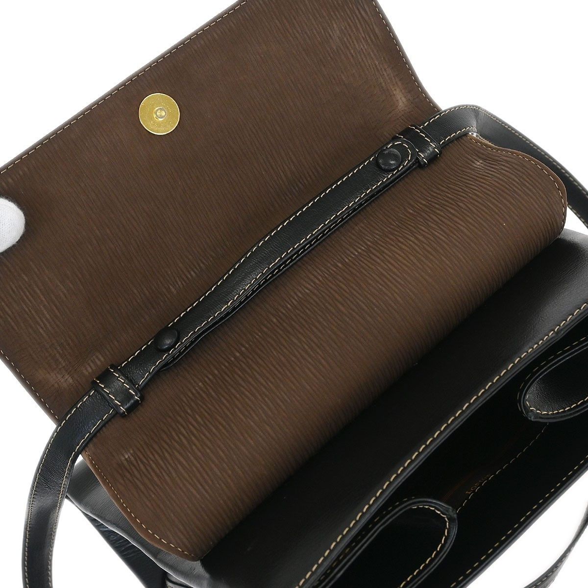 Loewe Loewe Vintage Velazquez Top Handle Bag Leather Size ONE SIZE - 9 Thumbnail