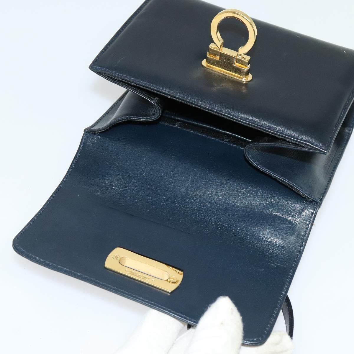 Salvatore Ferragamo Salvatore Ferragamo Gancini Flap Leather Size ONE SIZE - 14 Thumbnail