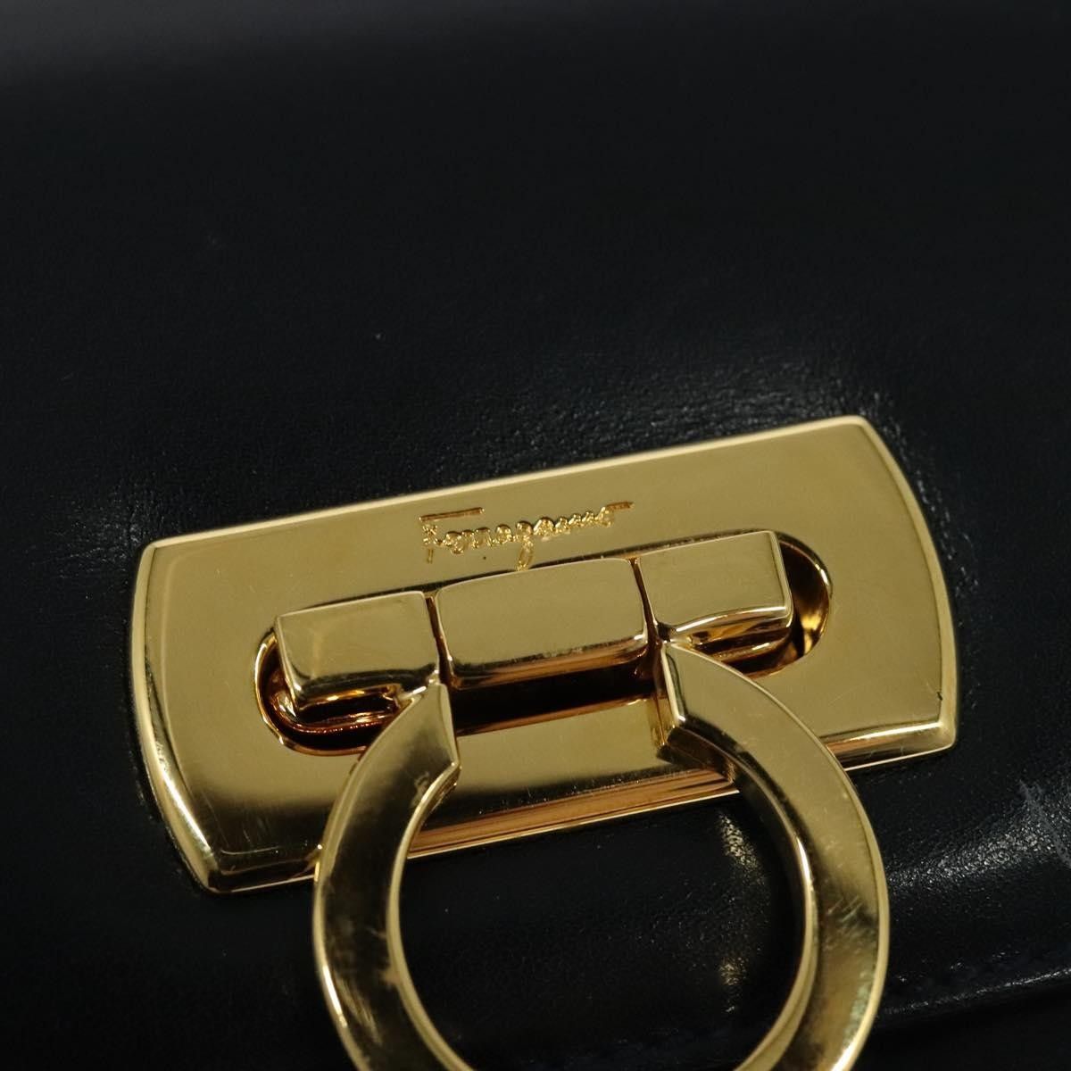 Salvatore Ferragamo Salvatore Ferragamo Gancini Flap Leather Size ONE SIZE - 12 Thumbnail