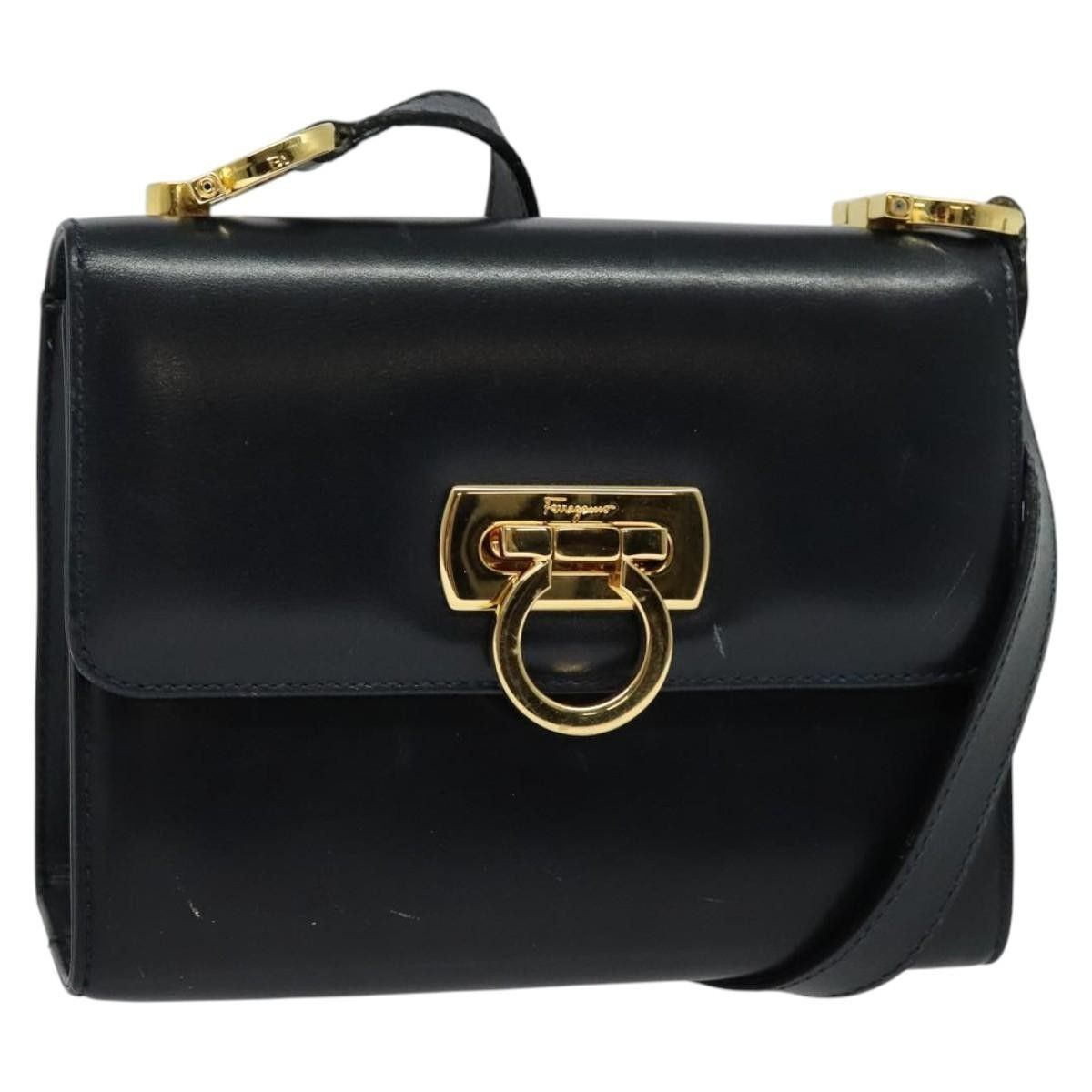 Salvatore Ferragamo Salvatore Ferragamo Gancini Flap Leather Size ONE SIZE - 16 Thumbnail