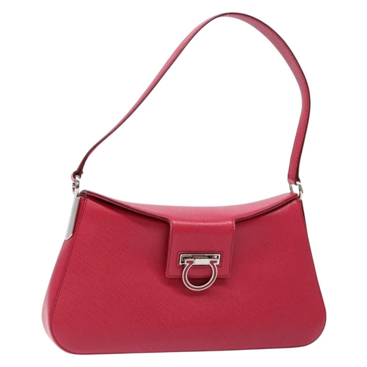 Salvatore Ferragamo Salvatore Ferragamo Gancini Shoulder Bag Leather Size ONE SIZE - 19 Thumbnail