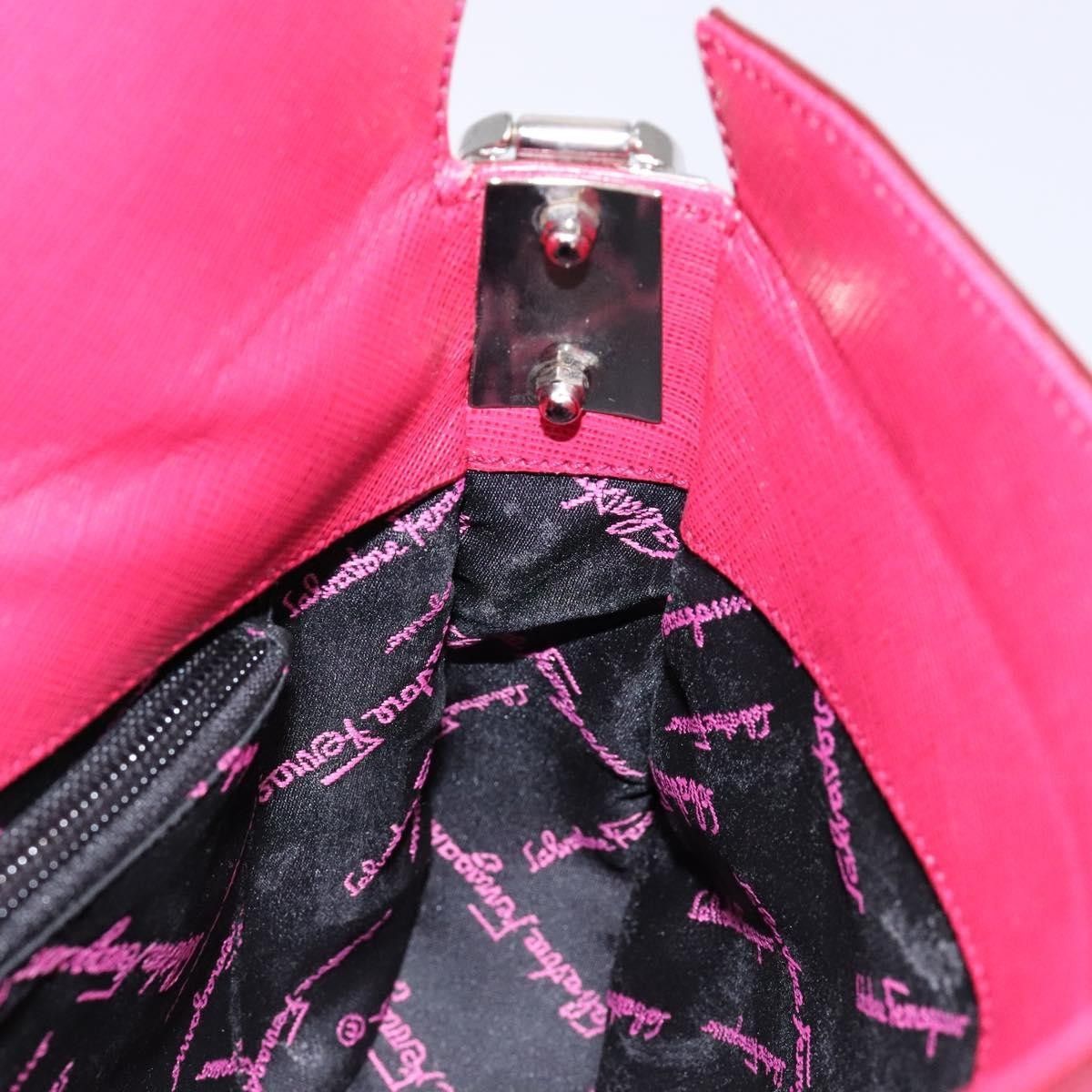 Salvatore Ferragamo Salvatore Ferragamo Gancini Shoulder Bag Leather Size ONE SIZE - 20 Thumbnail