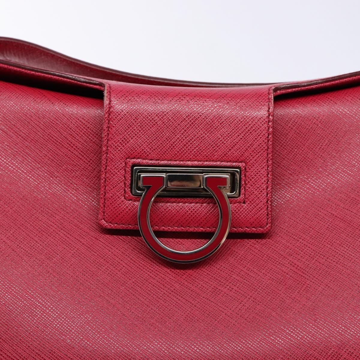 Salvatore Ferragamo Salvatore Ferragamo Gancini Shoulder Bag Leather Size ONE SIZE - 12 Thumbnail