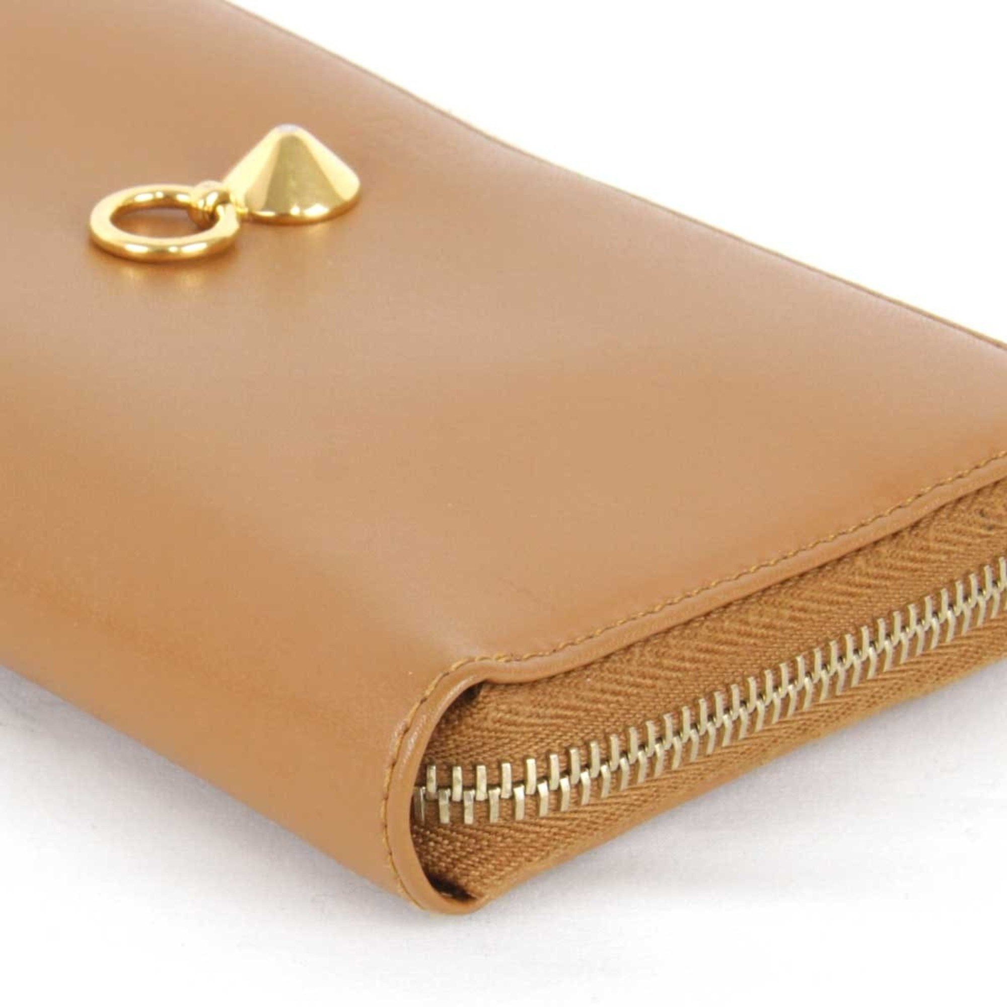Fendi Fendi Dotcom Zip Around Wallet Leather Size ONE SIZE - 9 Thumbnail