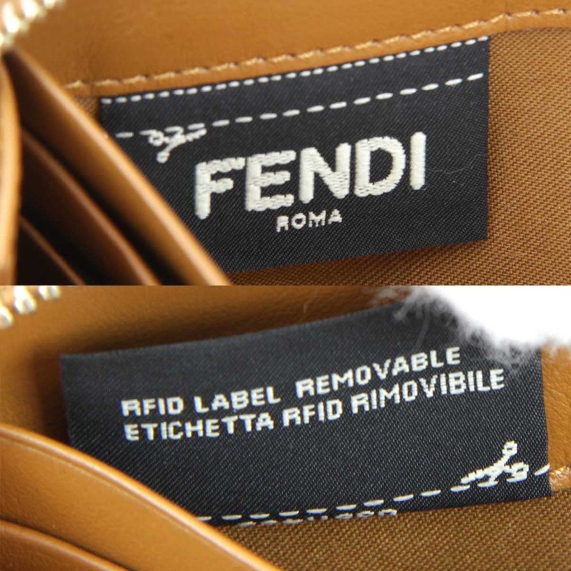 Fendi Fendi Dotcom Zip Around Wallet Leather Size ONE SIZE - 7 Thumbnail
