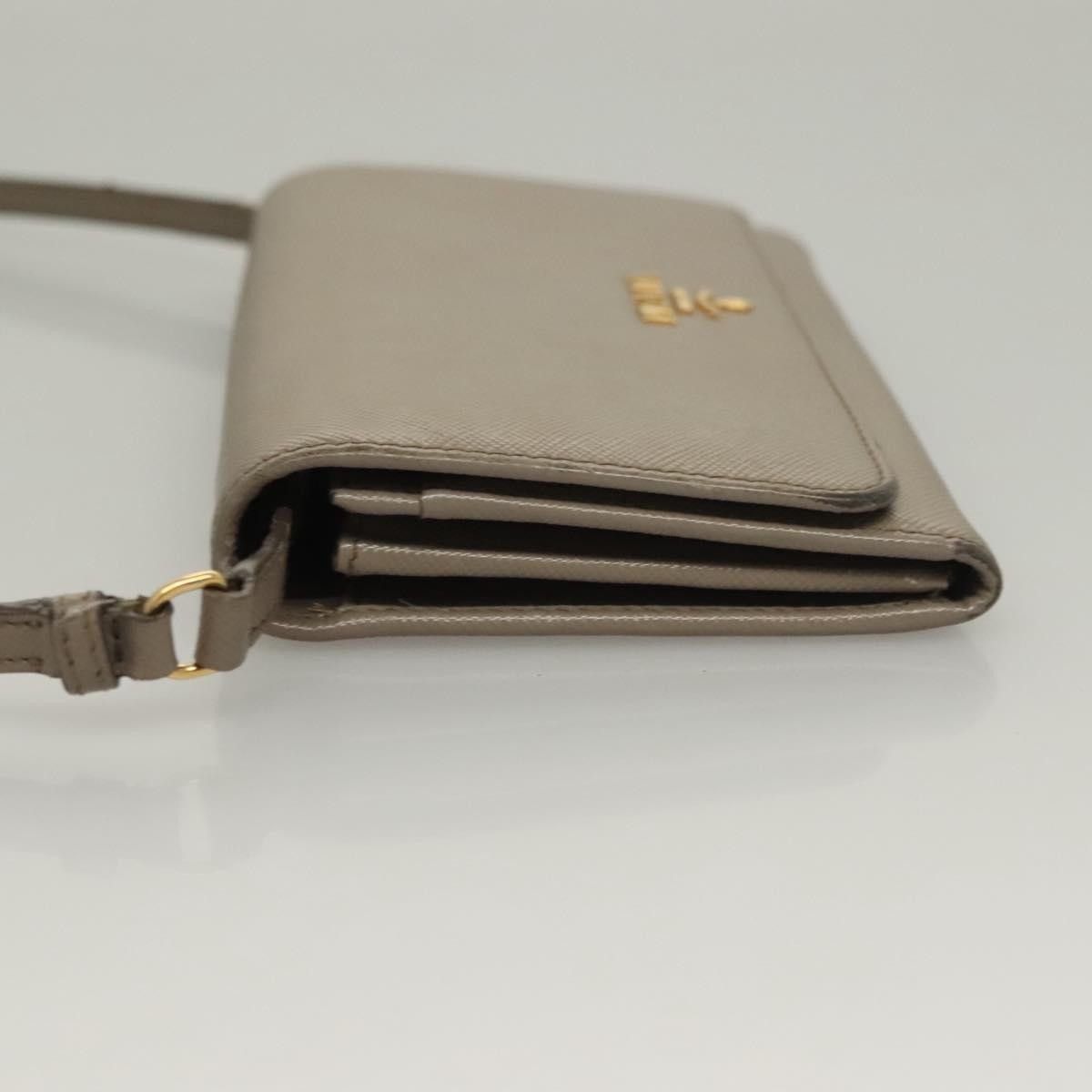 Prada Prada Wallet on Strap Saffiano Leather Size ONE SIZE - 4 Thumbnail