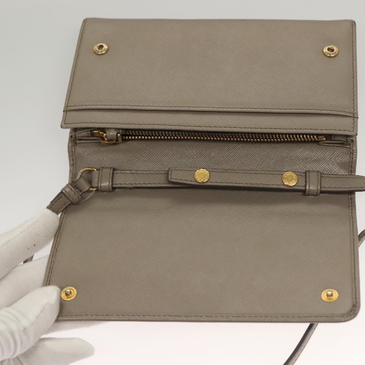 Prada Prada Wallet on Strap Saffiano Leather Size ONE SIZE - 13 Thumbnail