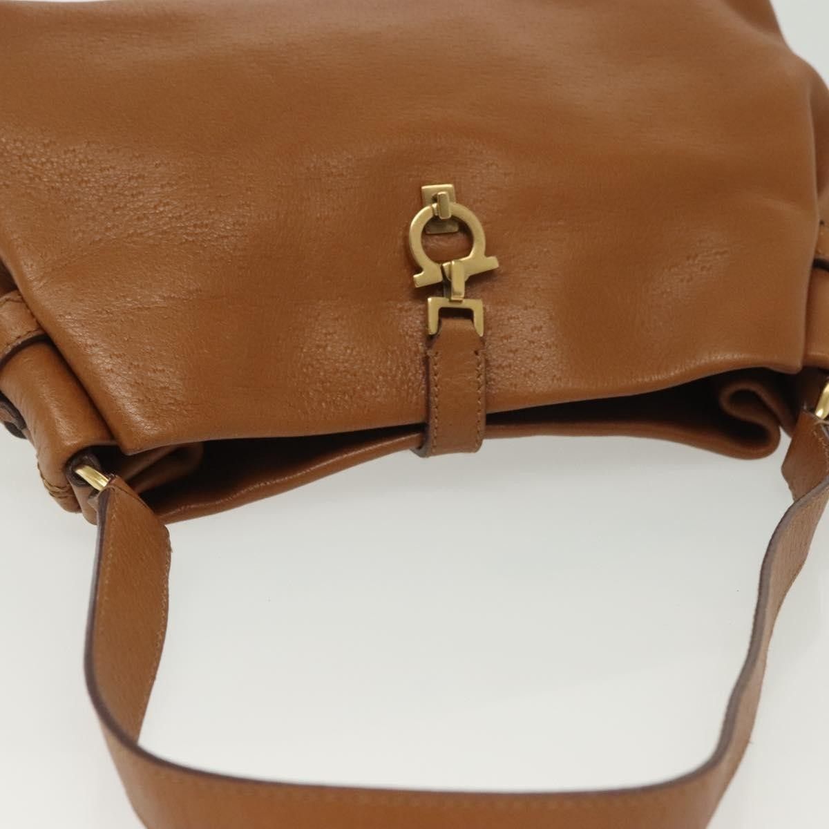 Salvatore Ferragamo Salvatore Ferragamo Gancini Shoulder Bag Leather Size ONE SIZE - 15 Thumbnail
