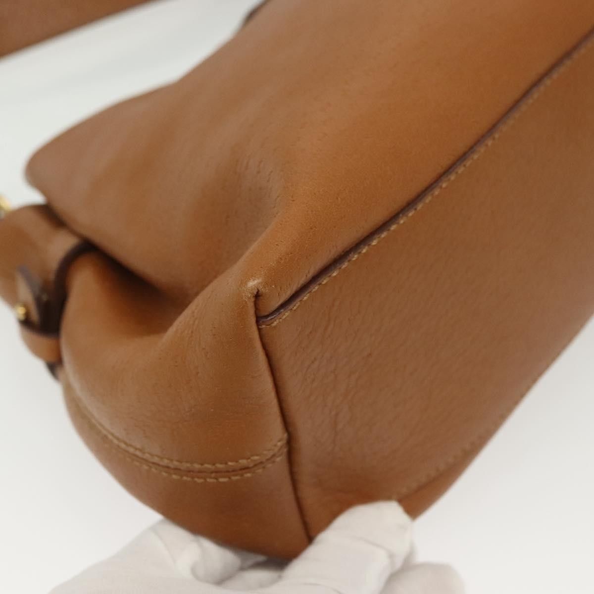 Salvatore Ferragamo Salvatore Ferragamo Gancini Shoulder Bag Leather Size ONE SIZE - 9 Thumbnail