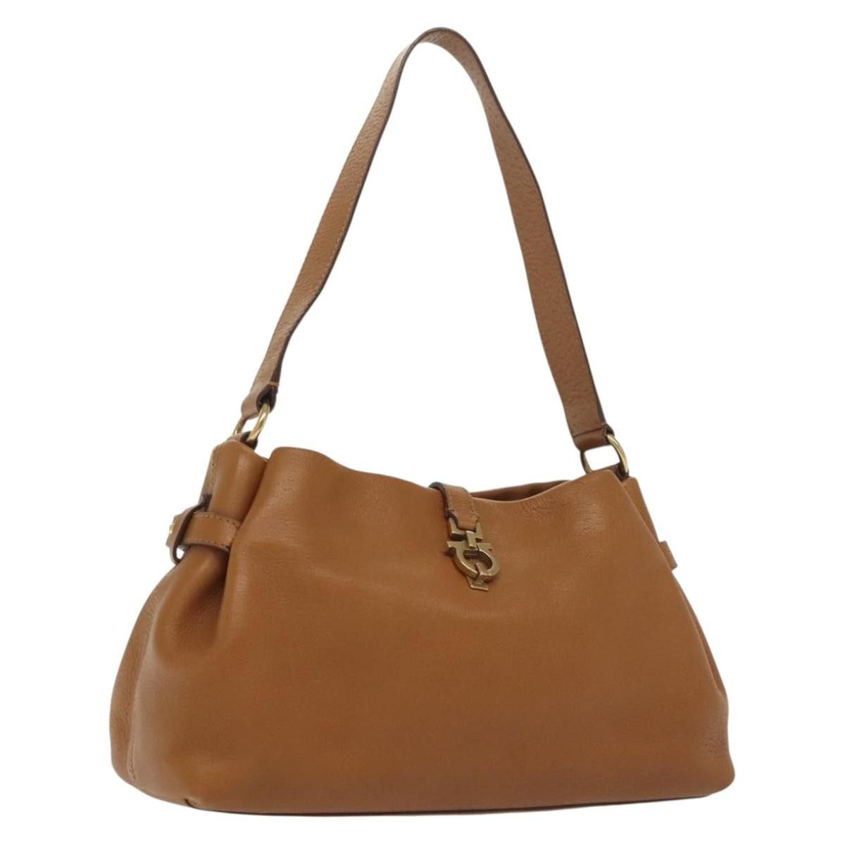 Salvatore Ferragamo Salvatore Ferragamo Gancini Shoulder Bag Leather Size ONE SIZE - 17 Thumbnail
