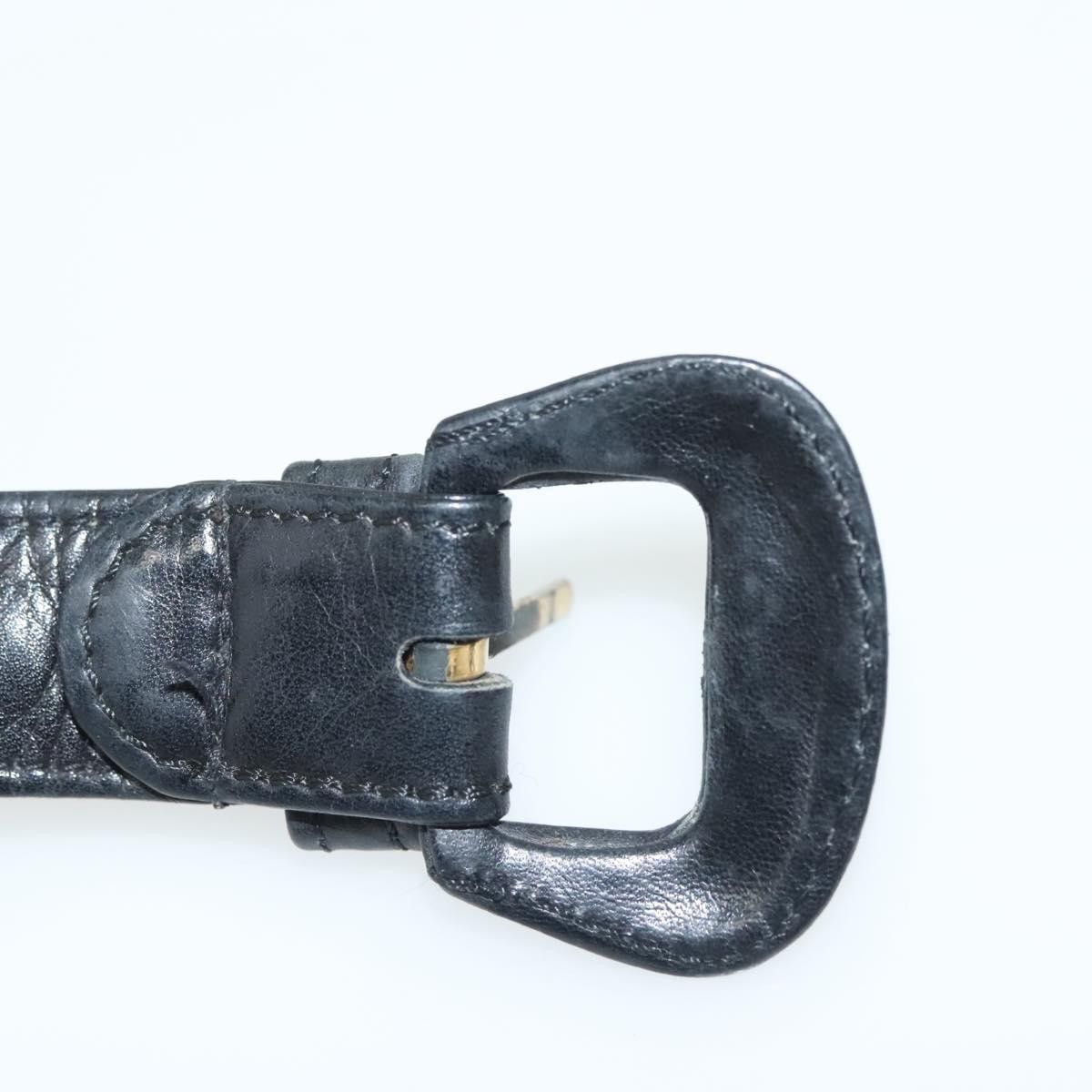Chanel Chanel Vintage Buckle Chain Belt Leather and Metal Size ONE SIZE - 7 Thumbnail