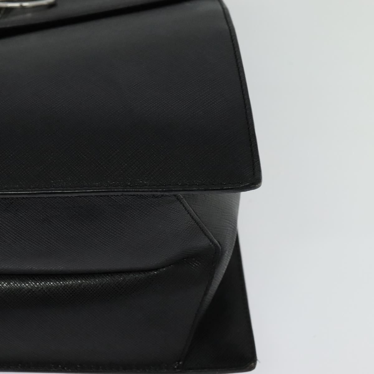 Salvatore Ferragamo Salvatore Ferragamo Double Gancini Top Handle Bag Saffiano Leather Size ONE SIZE - 8 Thumbnail