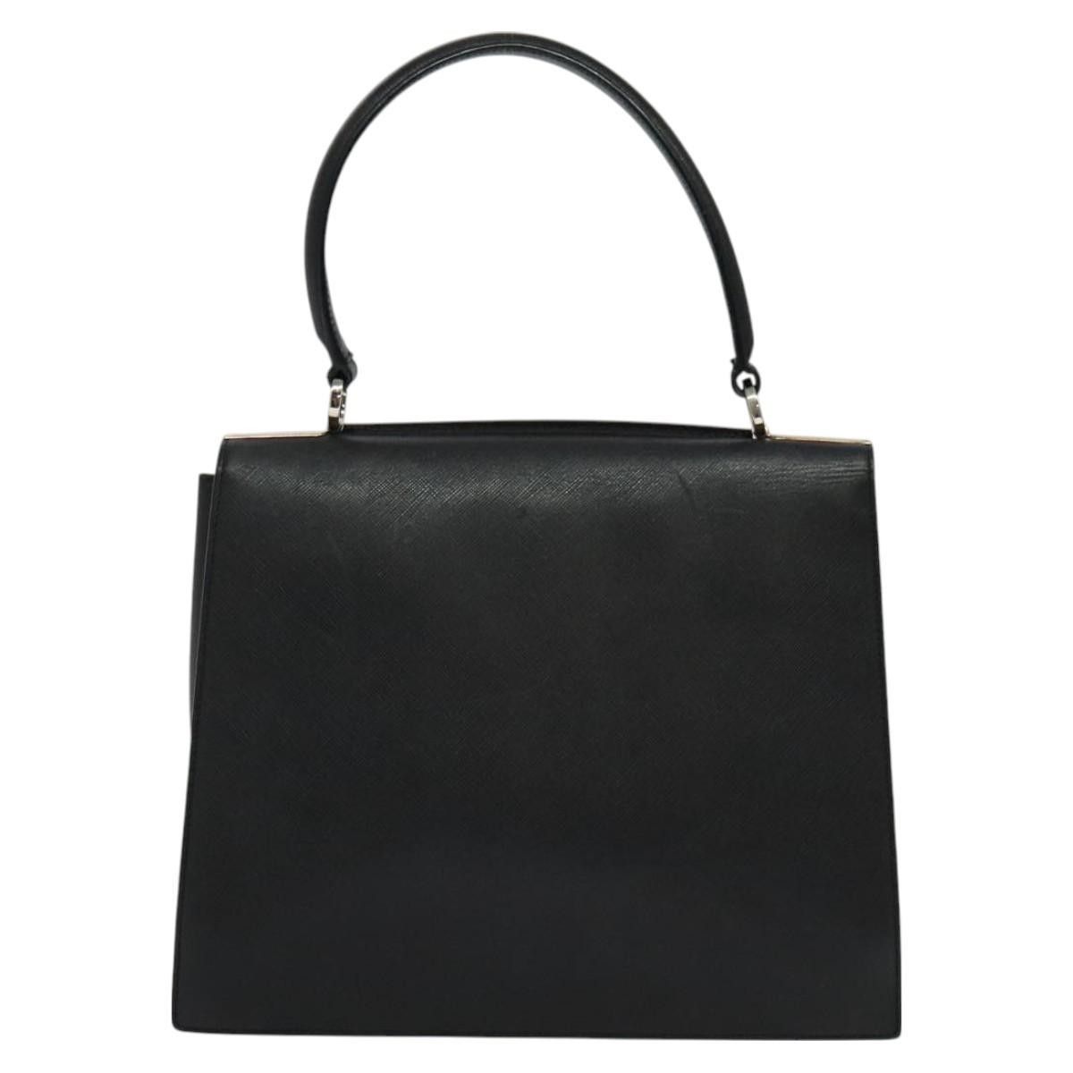 Salvatore Ferragamo Salvatore Ferragamo Double Gancini Top Handle Bag Saffiano Leather Size ONE SIZE - 2 Thumbnail