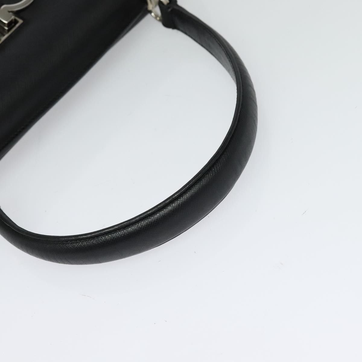 Salvatore Ferragamo Salvatore Ferragamo Double Gancini Top Handle Bag Saffiano Leather Size ONE SIZE - 7 Thumbnail