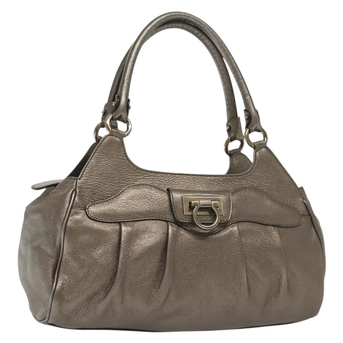 Salvatore Ferragamo Salvatore Ferragamo Gancini handbag Leather Size ONE SIZE - 19 Thumbnail