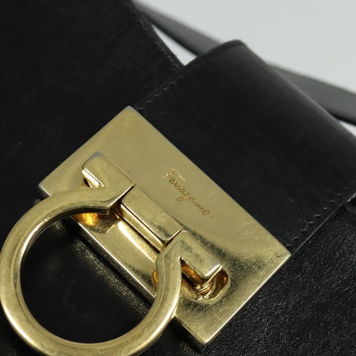 Salvatore Ferragamo Salvatore Ferragamo Gancini Shoulder Bag Leather Size ONE SIZE - 11 Thumbnail