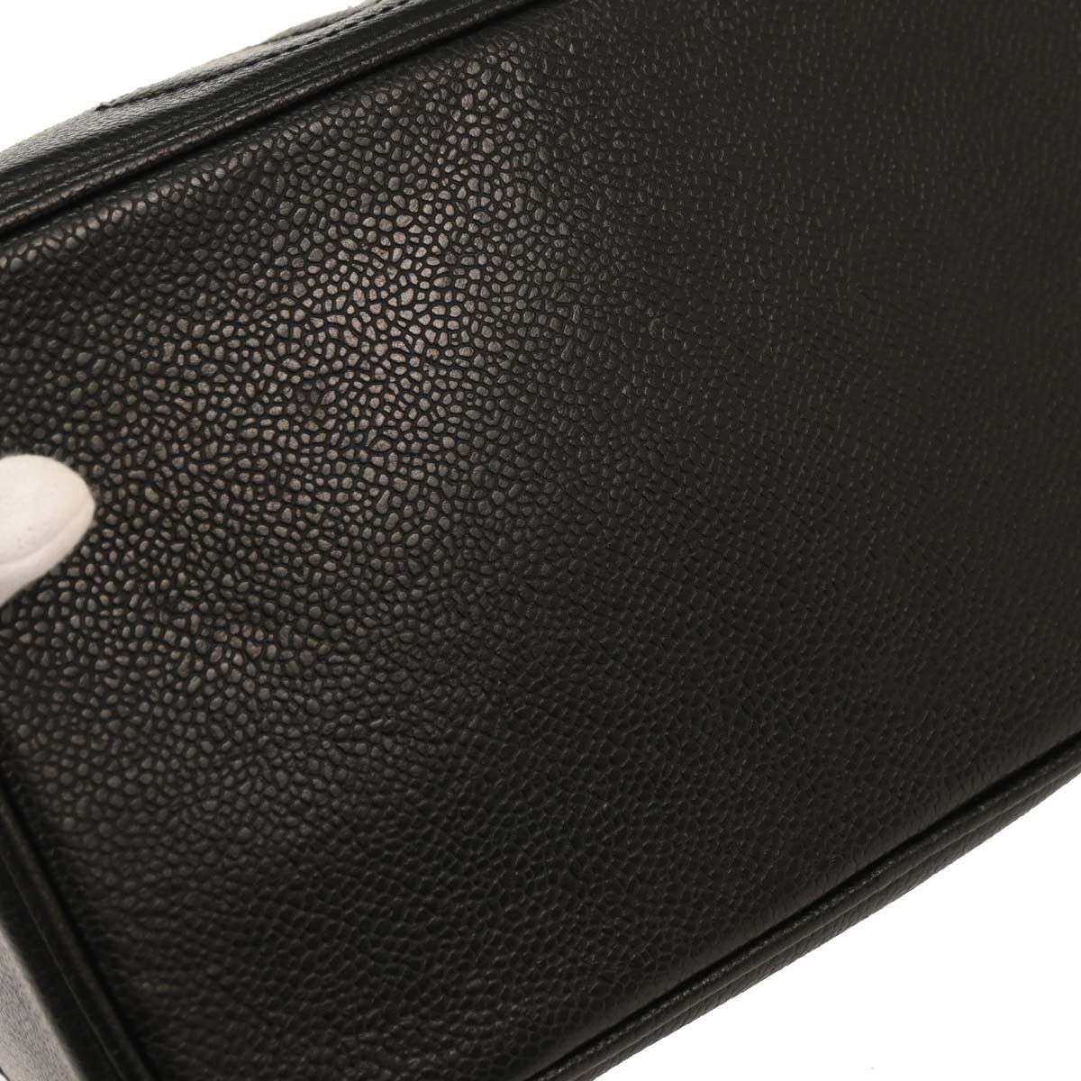 Chanel Chanel Vintage Timeless Cosmetic Case with Mirror Caviar Size ONE SIZE - 9 Thumbnail