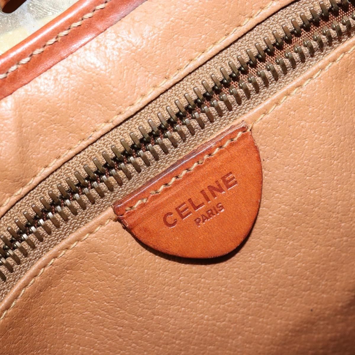 Celine Celine Vintage Macadam Shoulder Bag Canvas and Leather Size ONE SIZE - 7 Thumbnail