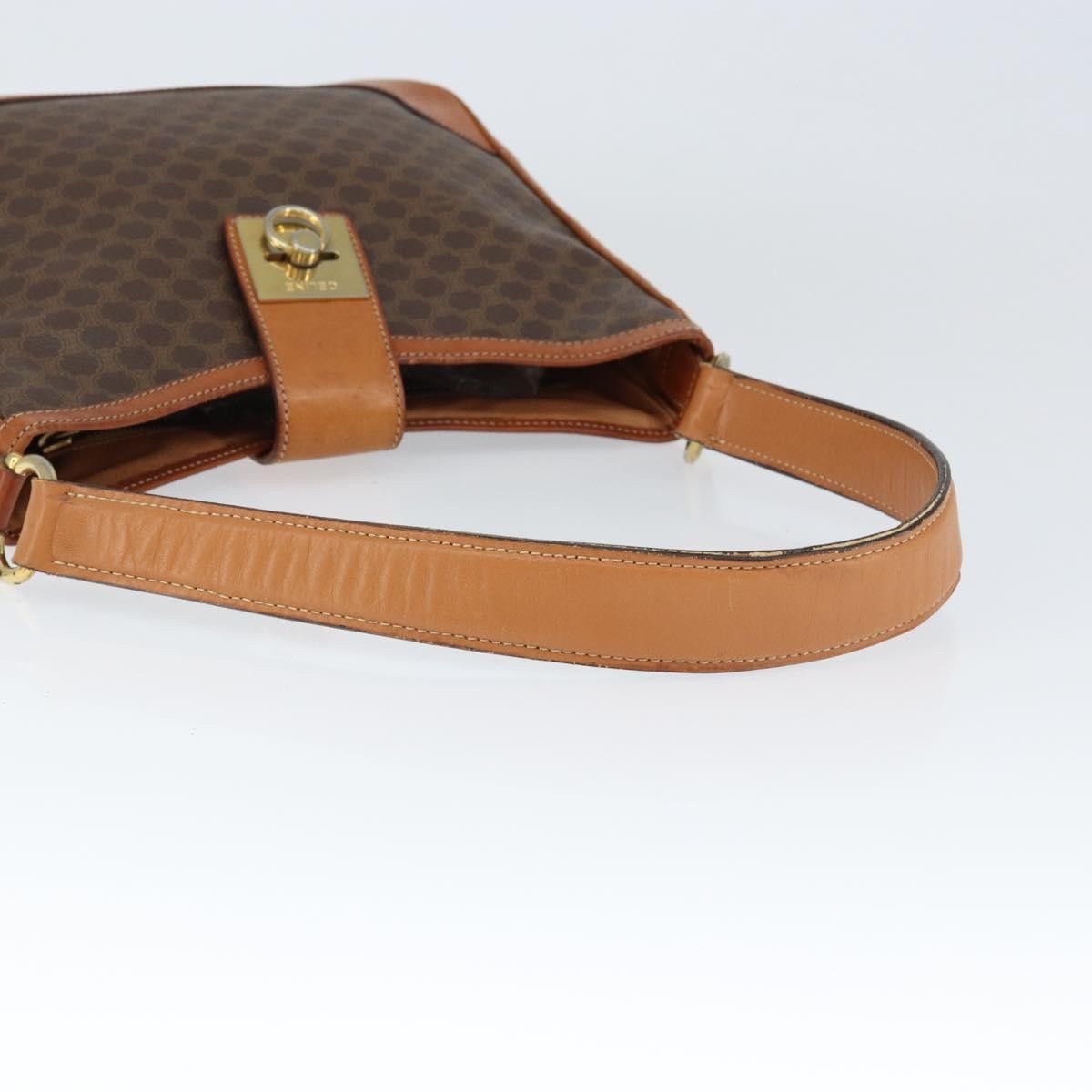 Celine Celine Vintage Macadam Shoulder Bag Canvas and Leather Size ONE SIZE - 8 Thumbnail