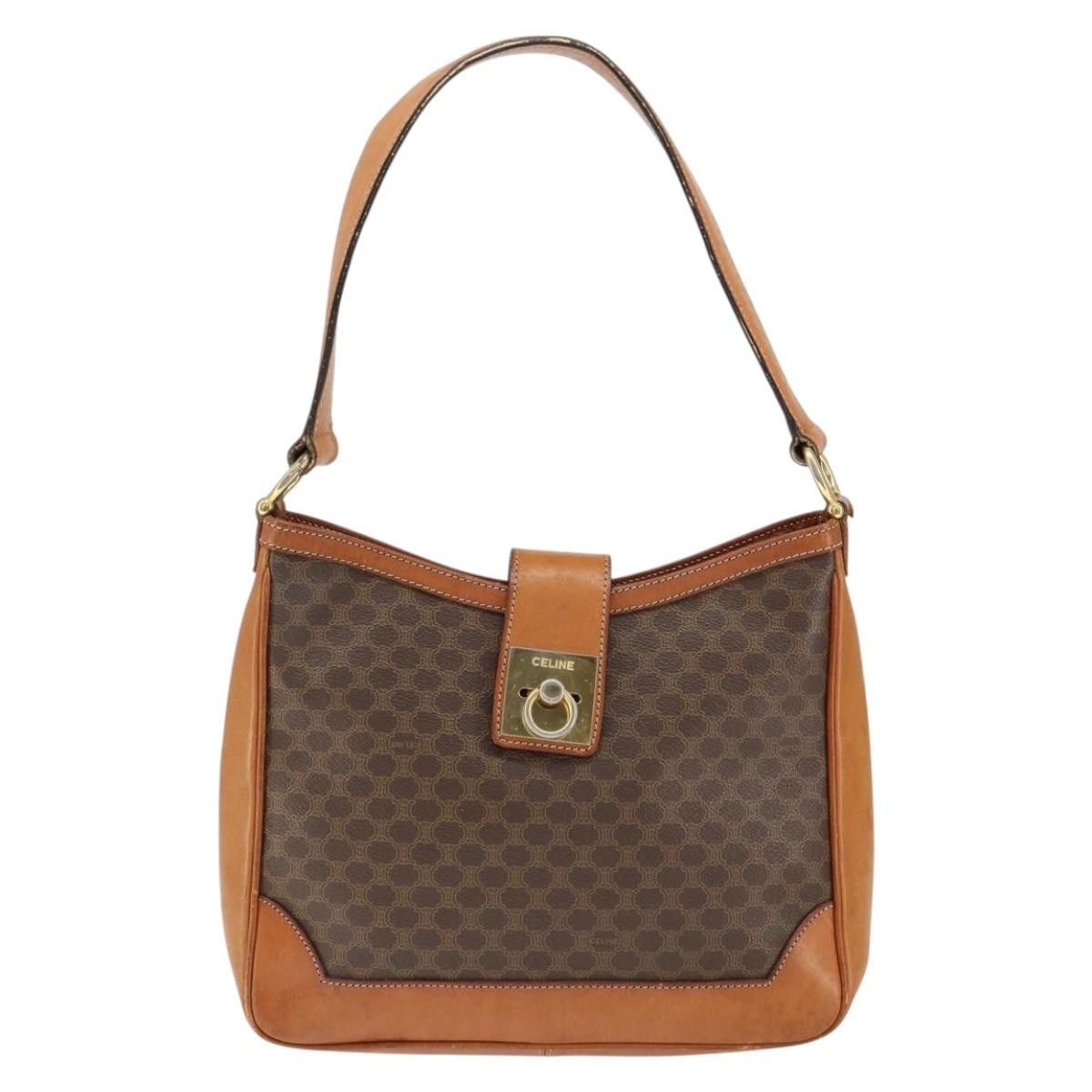 Celine Celine Vintage Macadam Shoulder Bag Canvas and Leather Size ONE SIZE - 22 Thumbnail