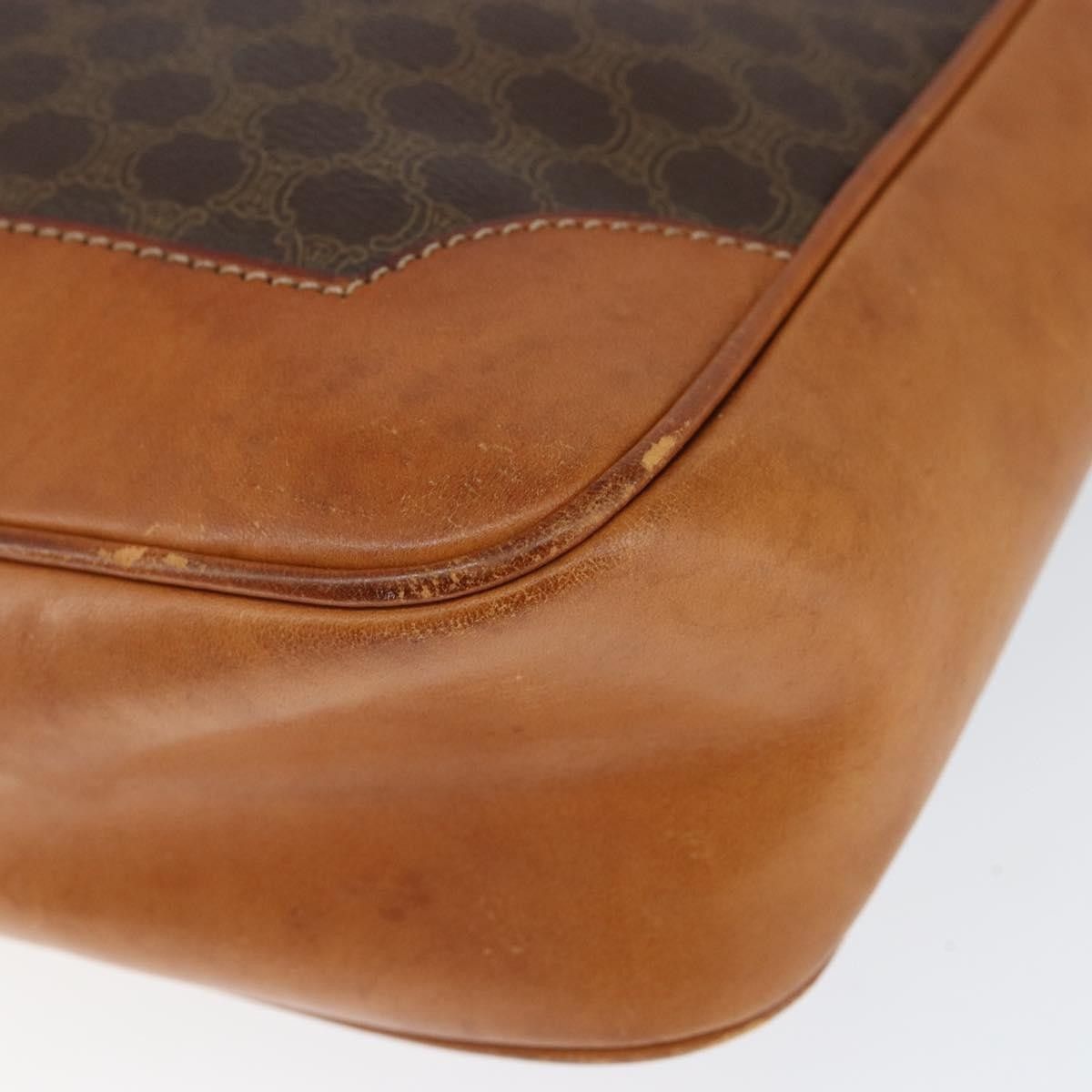 Celine Celine Vintage Macadam Shoulder Bag Canvas and Leather Size ONE SIZE - 10 Thumbnail