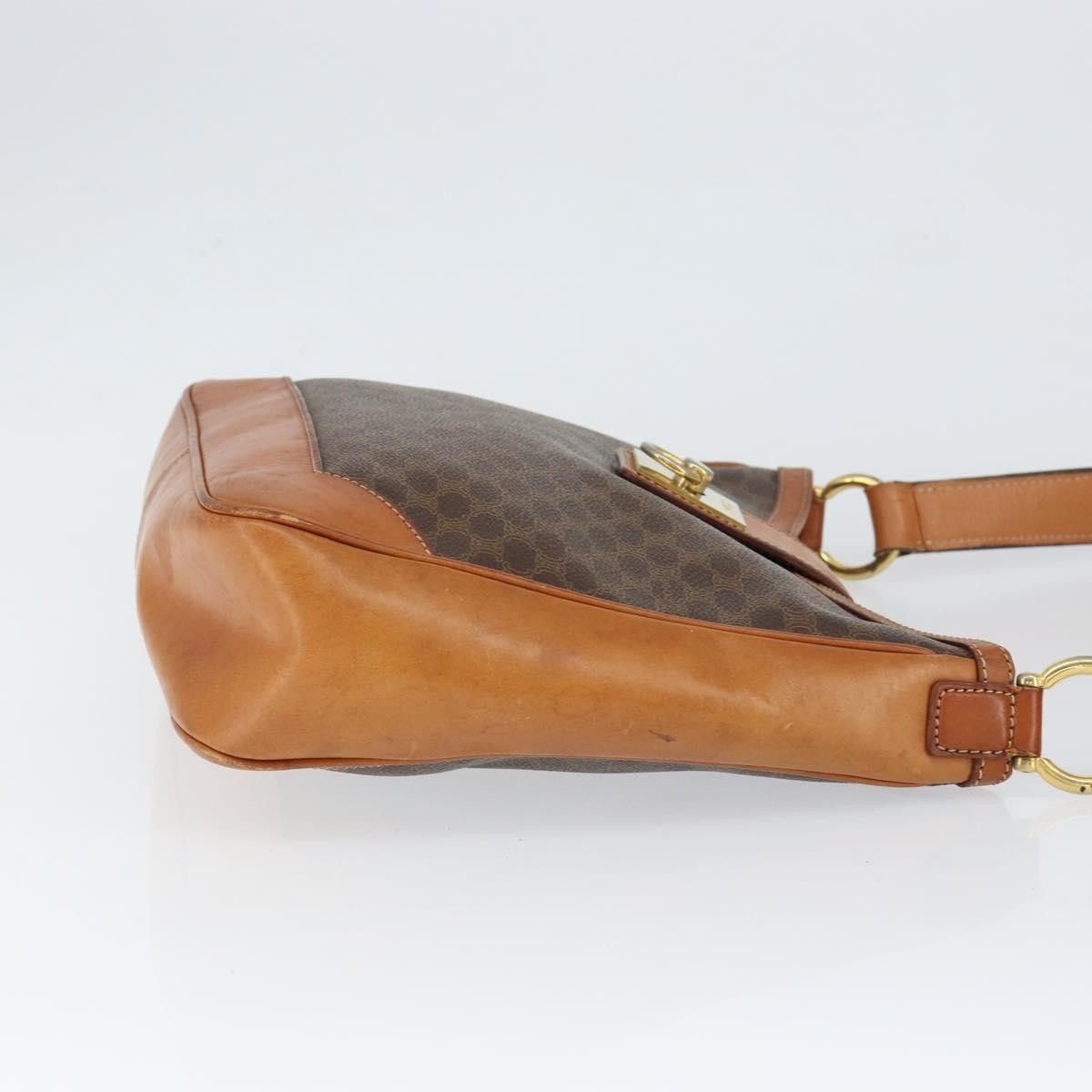 Celine Celine Vintage Macadam Shoulder Bag Canvas and Leather Size ONE SIZE - 3 Thumbnail