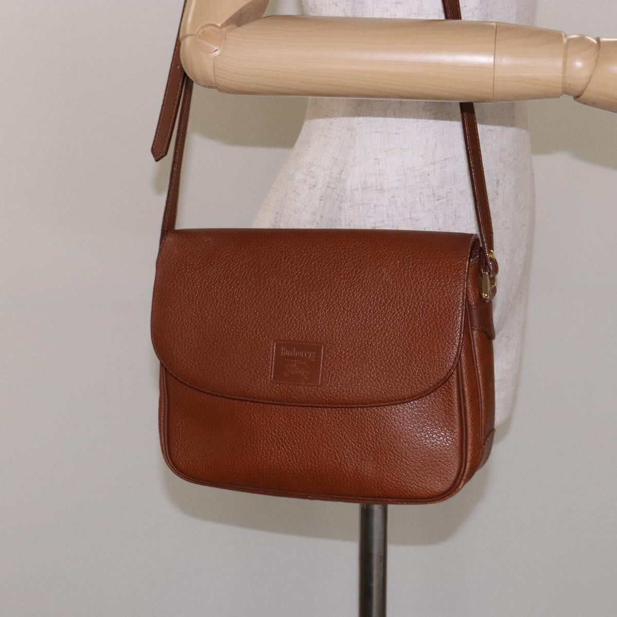Burberry Burberry Flap Shoulder Bag Leather Size ONE SIZE - 12 Thumbnail