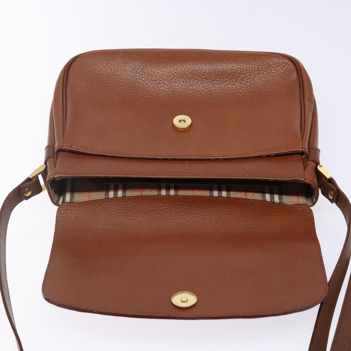 Burberry Burberry Flap Shoulder Bag Leather Size ONE SIZE - 17 Thumbnail