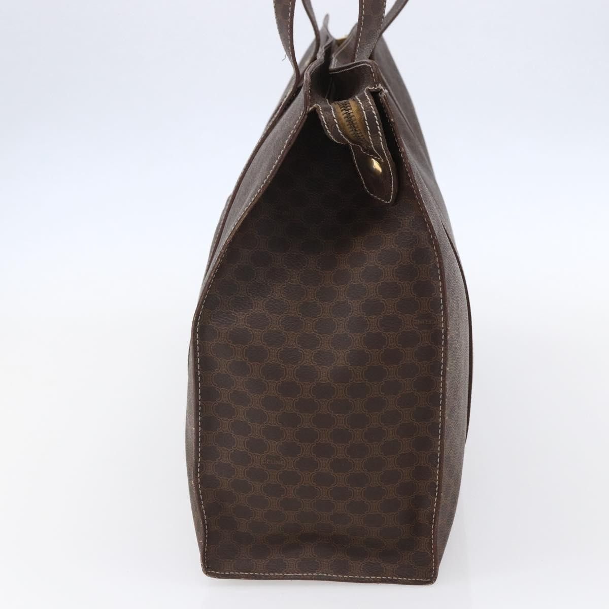 Celine Celine Vintage Macadam Tote bag Canvas and Leather Size ONE SIZE - 4 Thumbnail