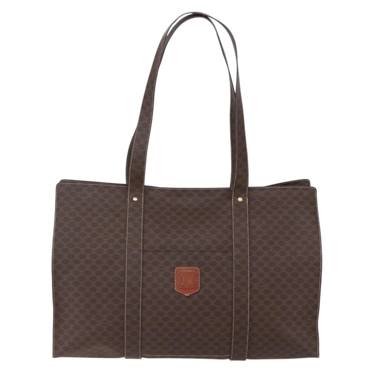 Celine Celine Vintage Macadam Tote bag Canvas and Leather Size ONE SIZE - 18 Thumbnail