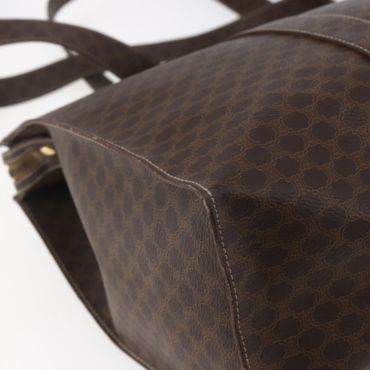 Celine Celine Vintage Macadam Tote bag Canvas and Leather Size ONE SIZE - 12 Thumbnail