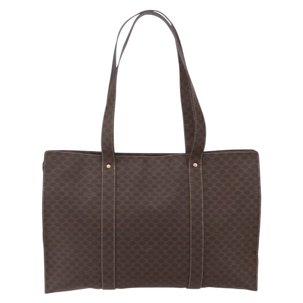 Celine Celine Vintage Macadam Tote bag Canvas and Leather Size ONE SIZE - 2 Thumbnail