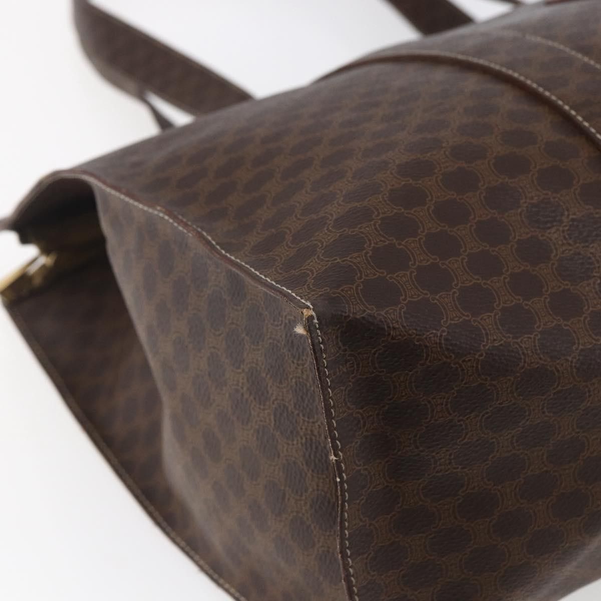 Celine Celine Vintage Macadam Tote bag Canvas and Leather Size ONE SIZE - 10 Thumbnail