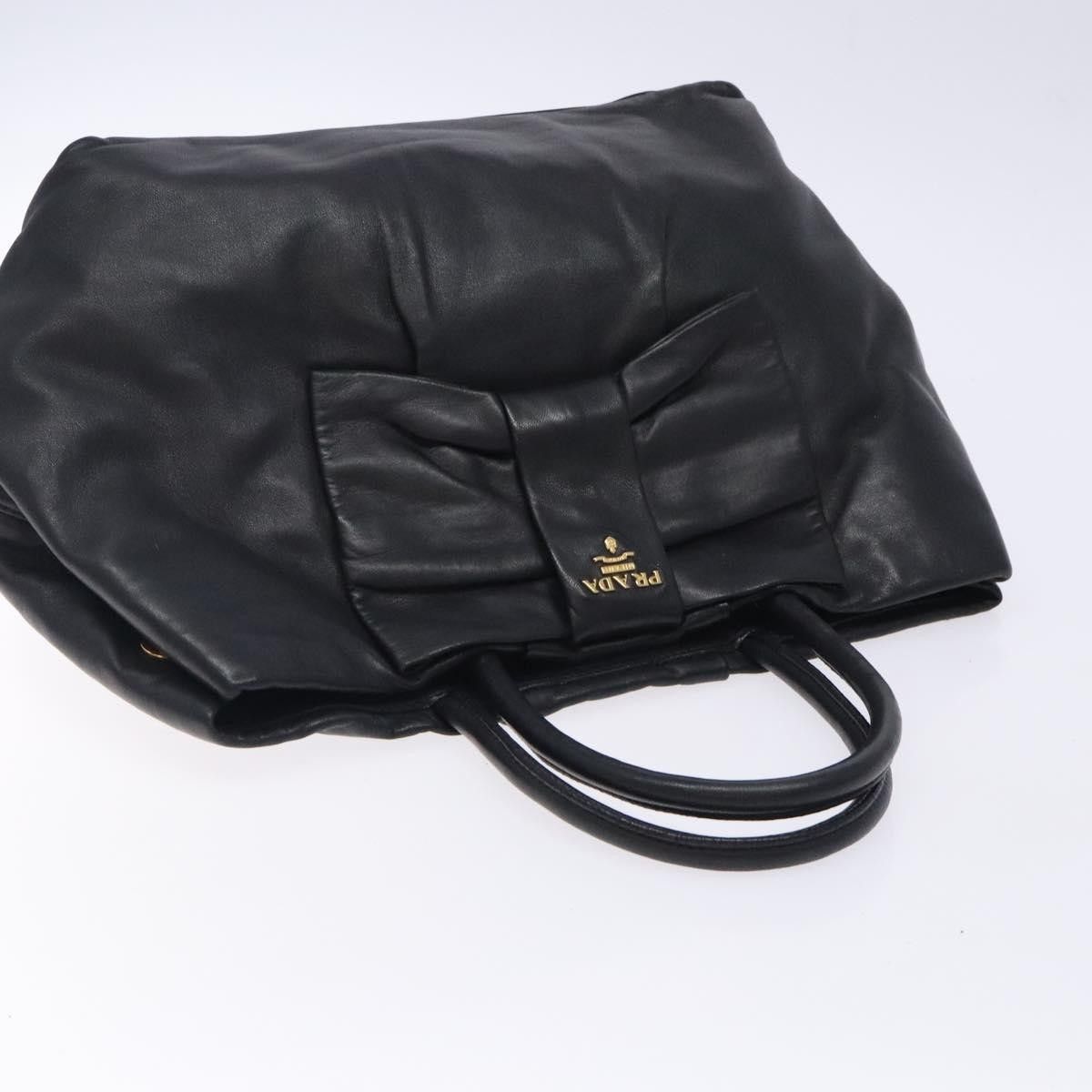 Prada Prada Bow Tote Leather Size ONE SIZE - 16 Thumbnail