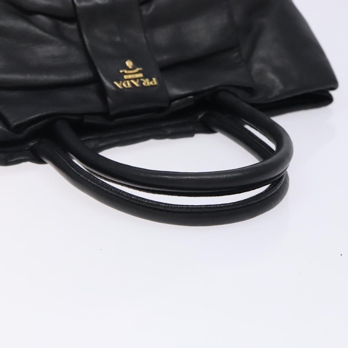 Prada Prada Bow Tote Leather Size ONE SIZE - 9 Thumbnail