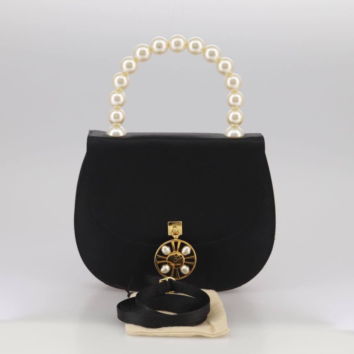 Celine Celine Handbag Satin Size ONE SIZE - 14 Thumbnail