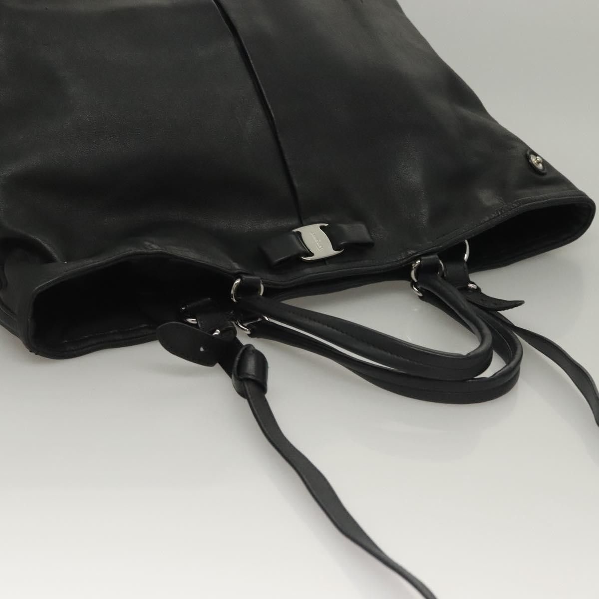 Salvatore Ferragamo Salvatore Ferragamo Vara bow tote Leather Size ONE SIZE - 8 Thumbnail