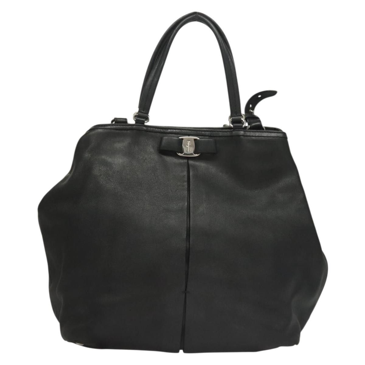 Salvatore Ferragamo Salvatore Ferragamo Vara bow tote Leather Size ONE SIZE - 17 Thumbnail