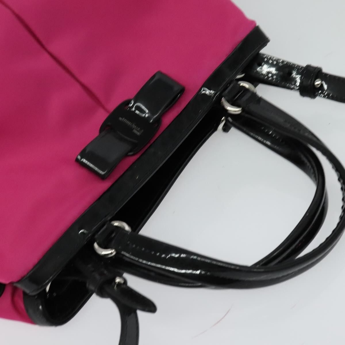 Salvatore Ferragamo Salvatore Ferragamo Vala Handbag Nylon Size ONE SIZE - 8 Thumbnail
