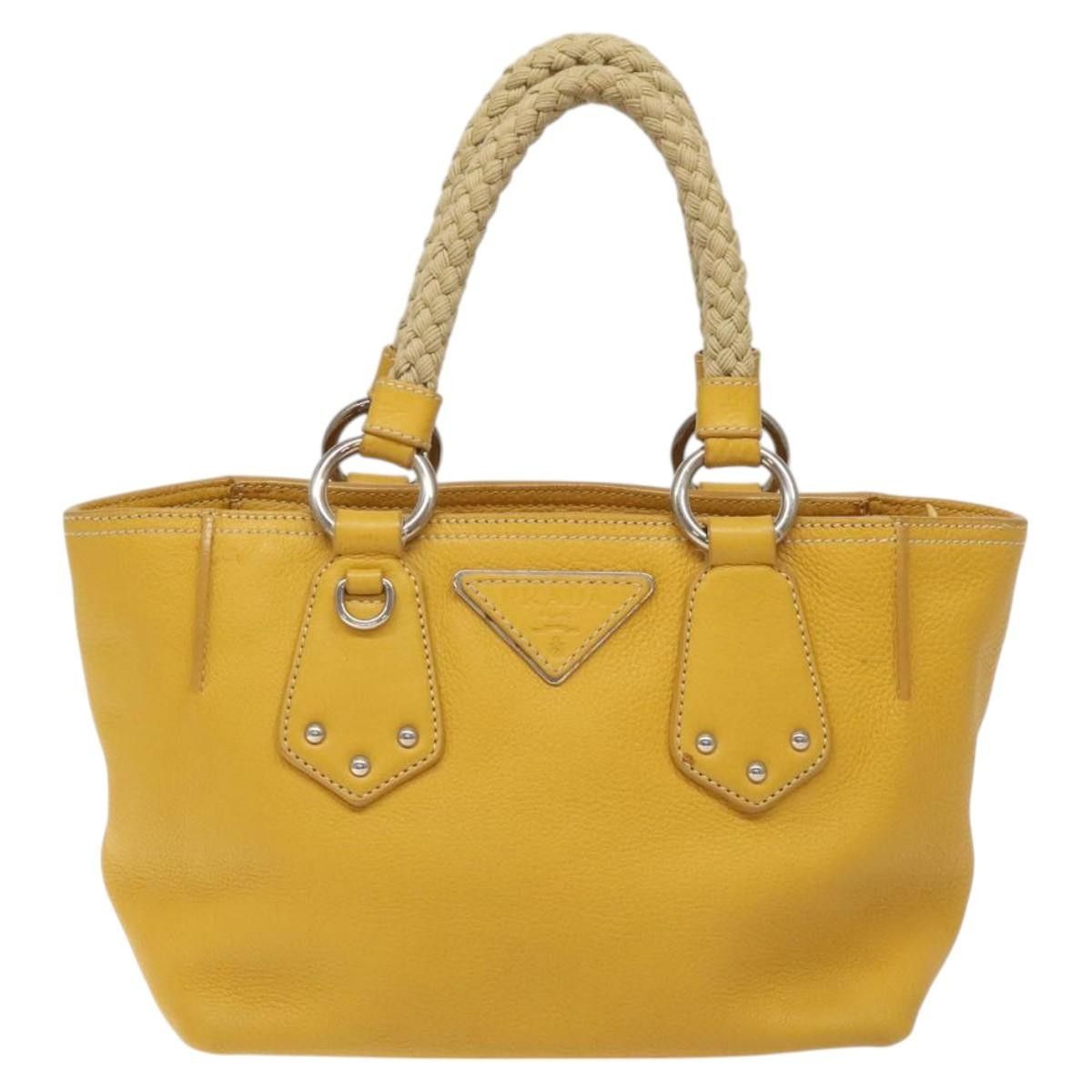 Prada Prada Vintage Handbag Leather Size ONE SIZE - 18 Thumbnail