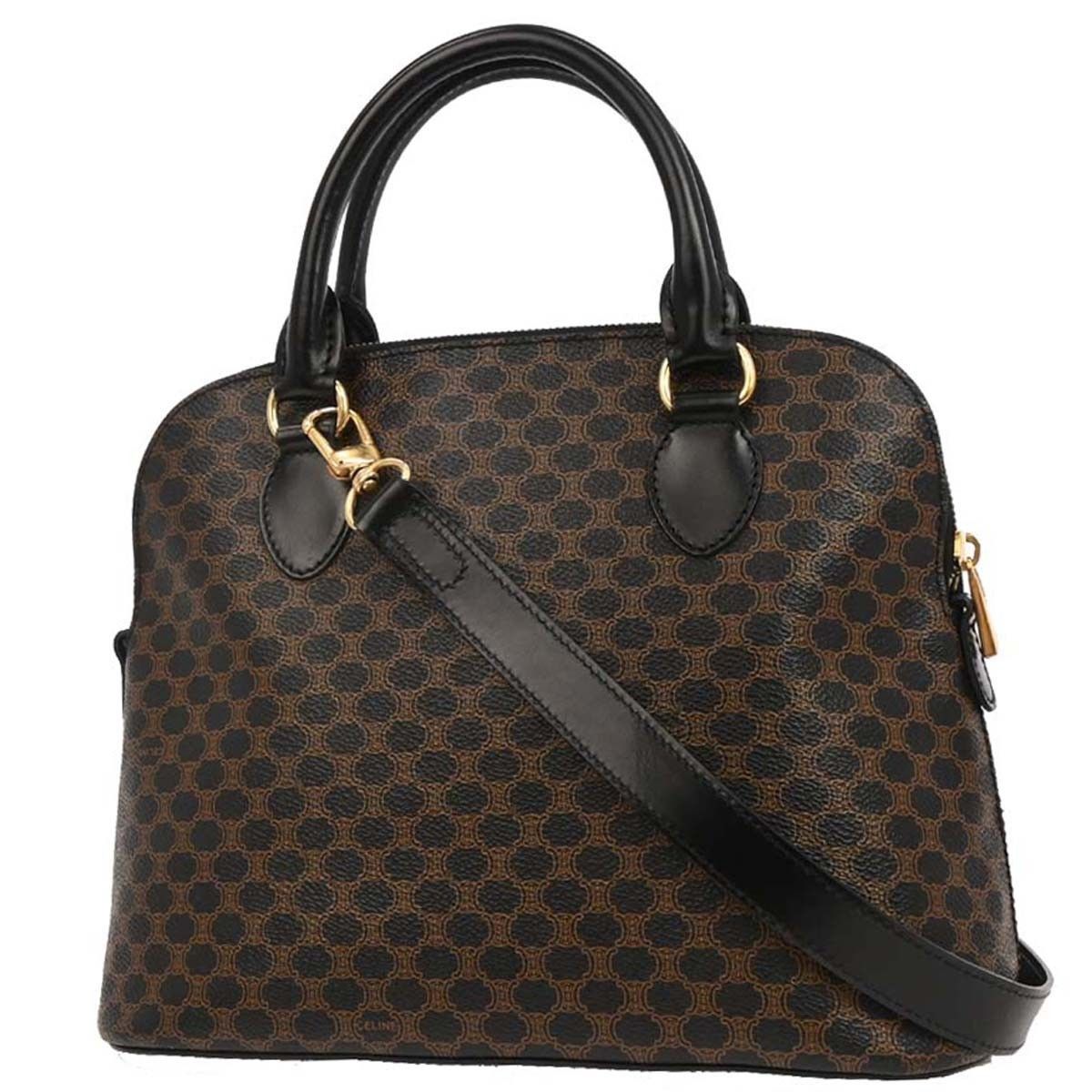 Celine Celine Triomphe vintage handbag Macadam canvas Size ONE SIZE - 2 Thumbnail
