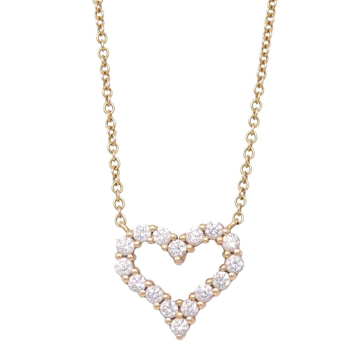 Tiffany & Co. Tiffany & Co. Sentimental Heart Necklace Gold 750 Size ONE SIZE - 2 Thumbnail