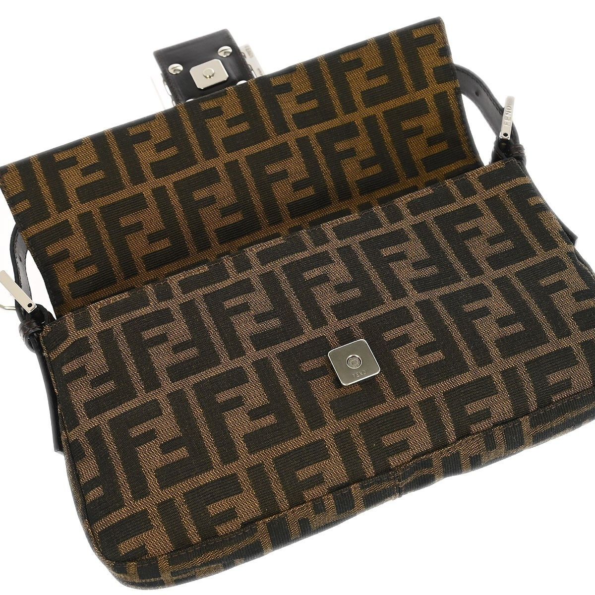 Fendi Fendi Baguette Bag Zucca Canvas Size ONE SIZE - 8 Thumbnail
