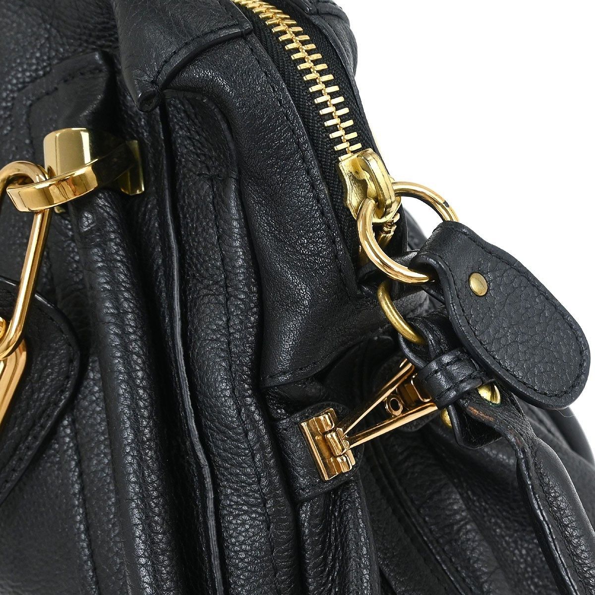 Chloe Chloe Paraty Top Handle Bag Leather Size ONE SIZE - 7 Thumbnail