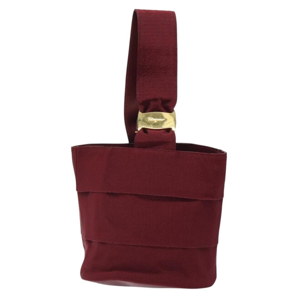 Salvatore Ferragamo Salvatore Ferragamo Vala Handbag Canvas Size ONE SIZE - 17 Thumbnail