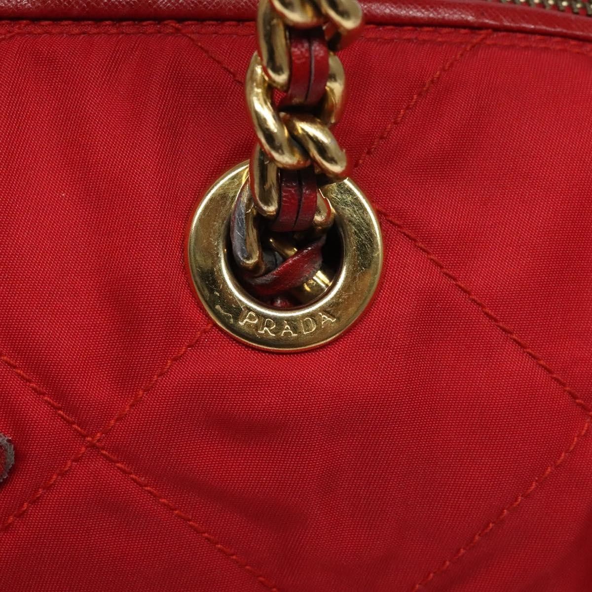 Prada Prada Vintage Zip Handbag Tessuto Size ONE SIZE - 13 Thumbnail