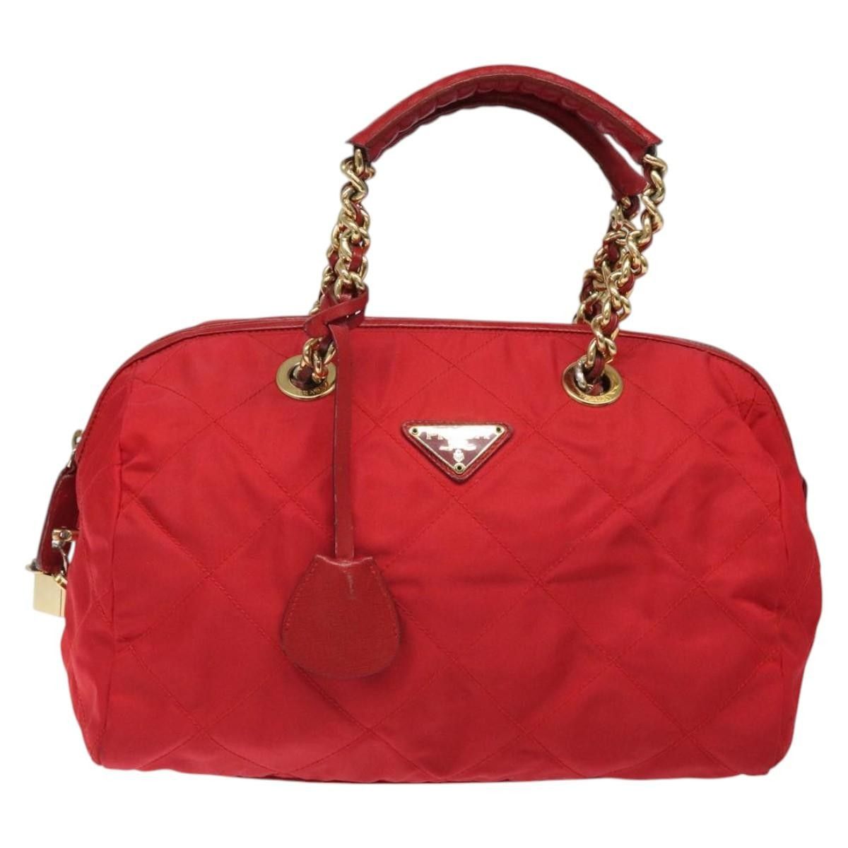 Prada Prada Vintage Zip Handbag Tessuto Size ONE SIZE - 19 Thumbnail