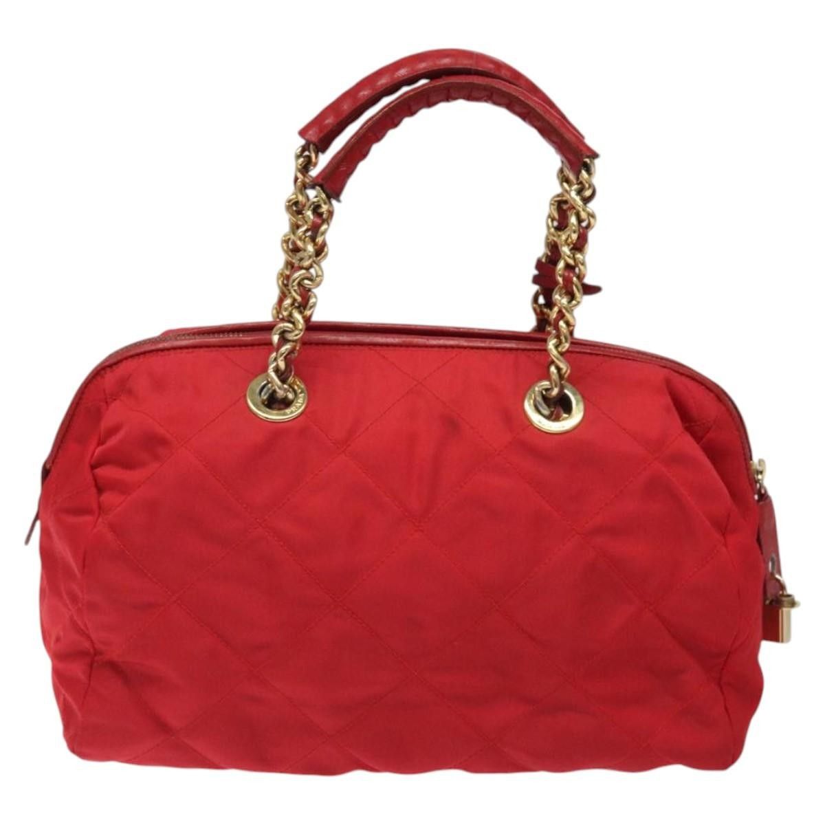 Prada Prada Vintage Zip Handbag Tessuto Size ONE SIZE - 2 Thumbnail
