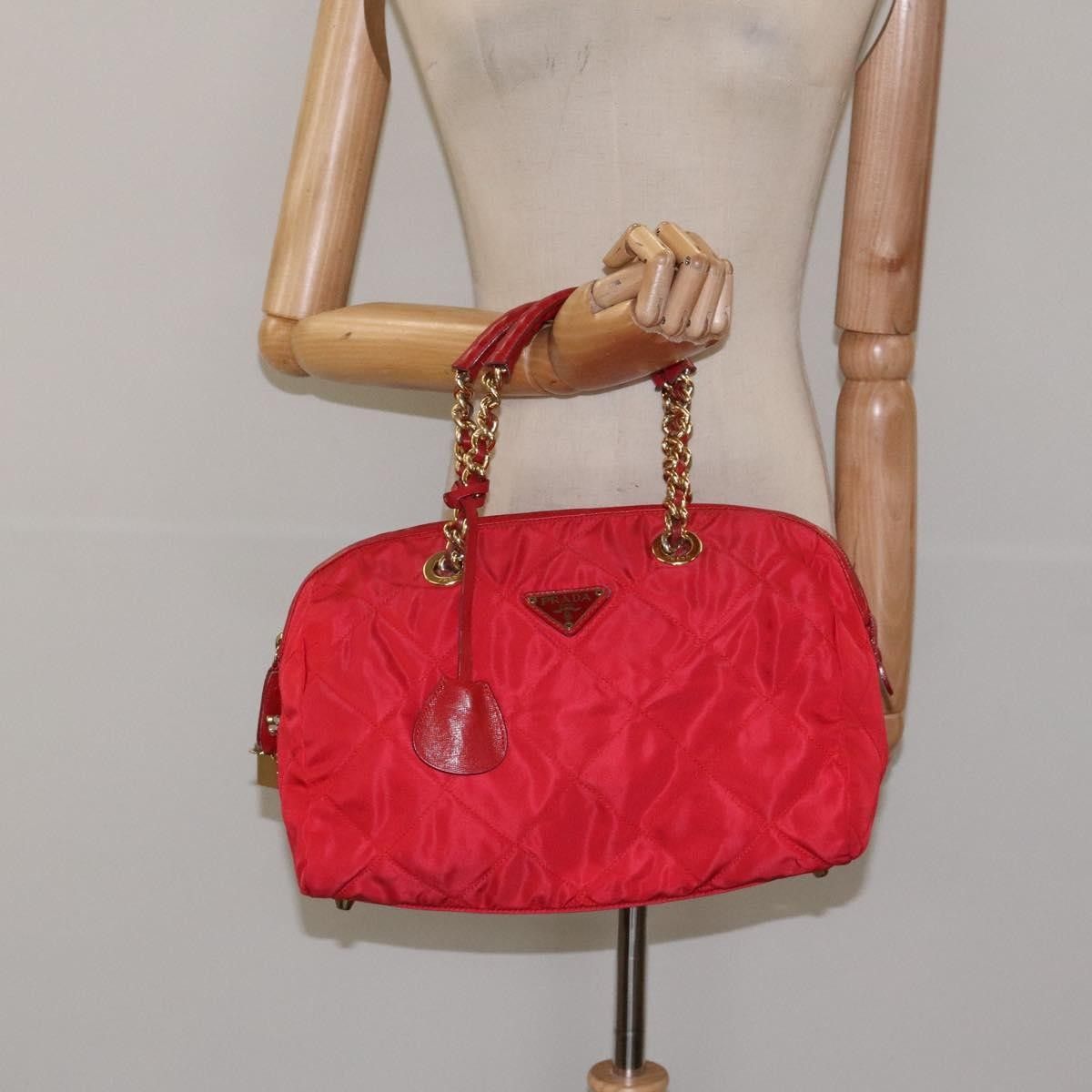 Prada Prada Vintage Zip Handbag Tessuto Size ONE SIZE - 15 Thumbnail